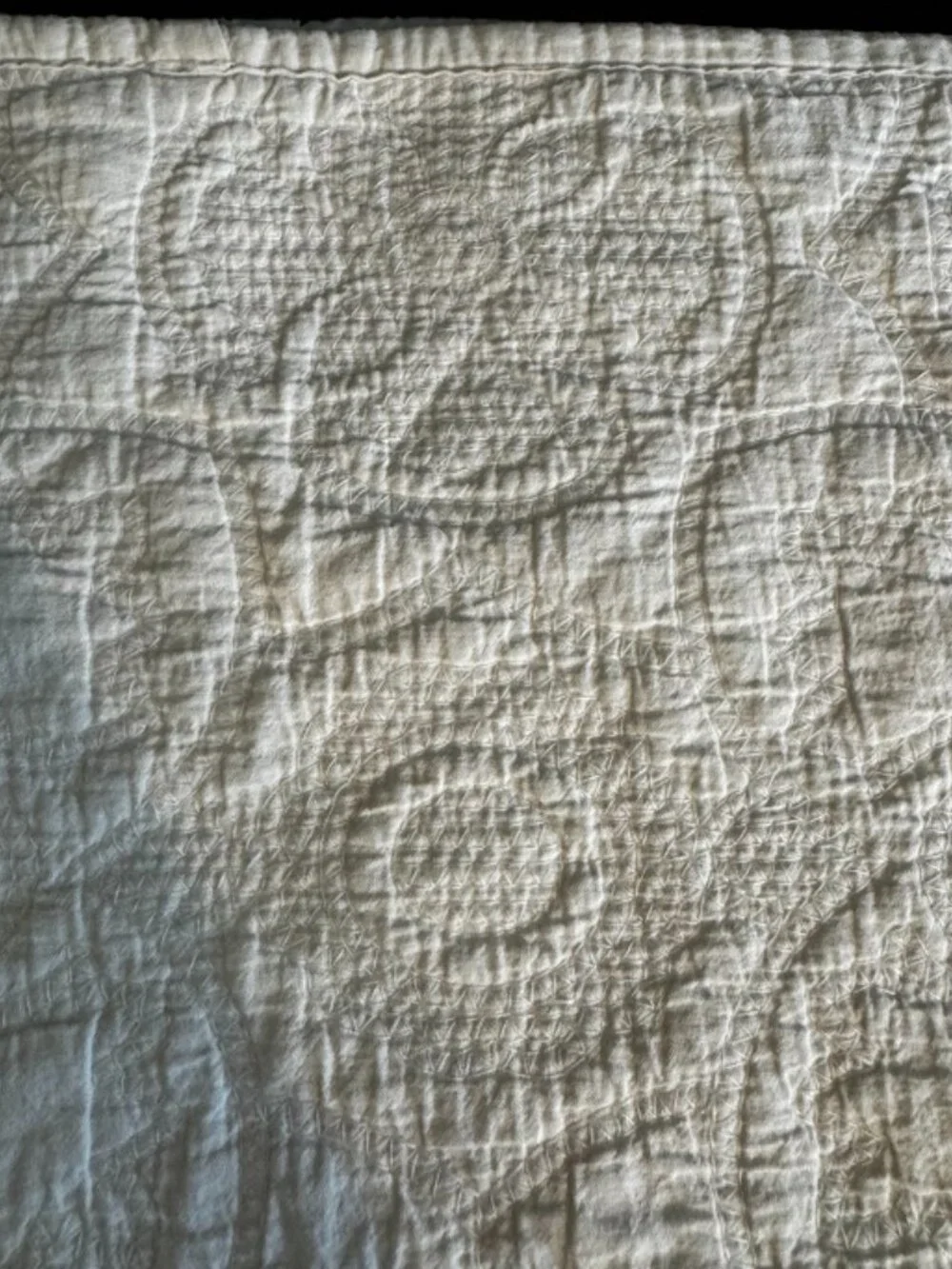 Kirkland's Home Avery Quilted Ivory Placemat Set of 2 SKU 291906